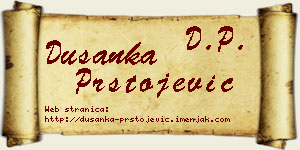 Dušanka Prstojević vizit kartica